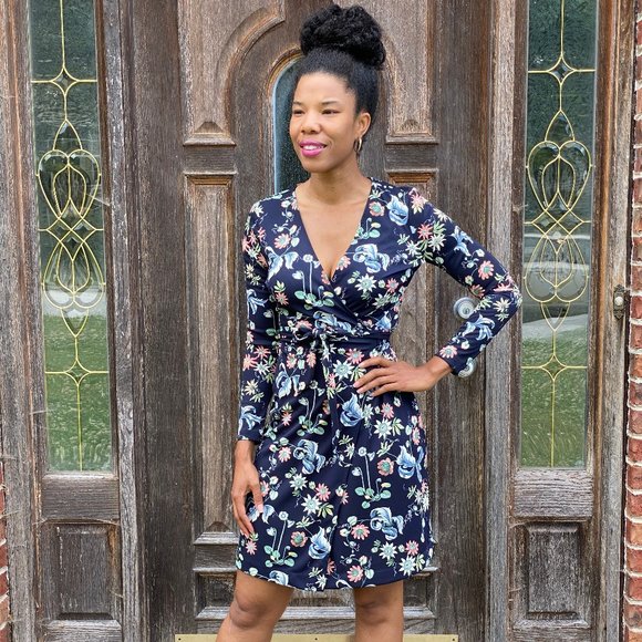 Ann Taylor Wrap Dress - Picture 1 of 4
